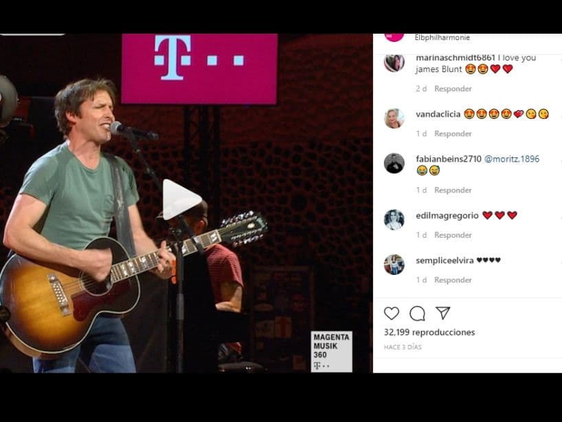 El británico James Blunt se unió a la causa y tocó algunos de sus éxitos para una transmisión alemana, la cual puedes ver en esta liga.
