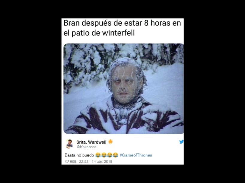 Además de ver cara a cara a quien intentó asesinarlo, la espera de Bran en el patio de Invernalia fue motivo de risas en las redes sociales.
