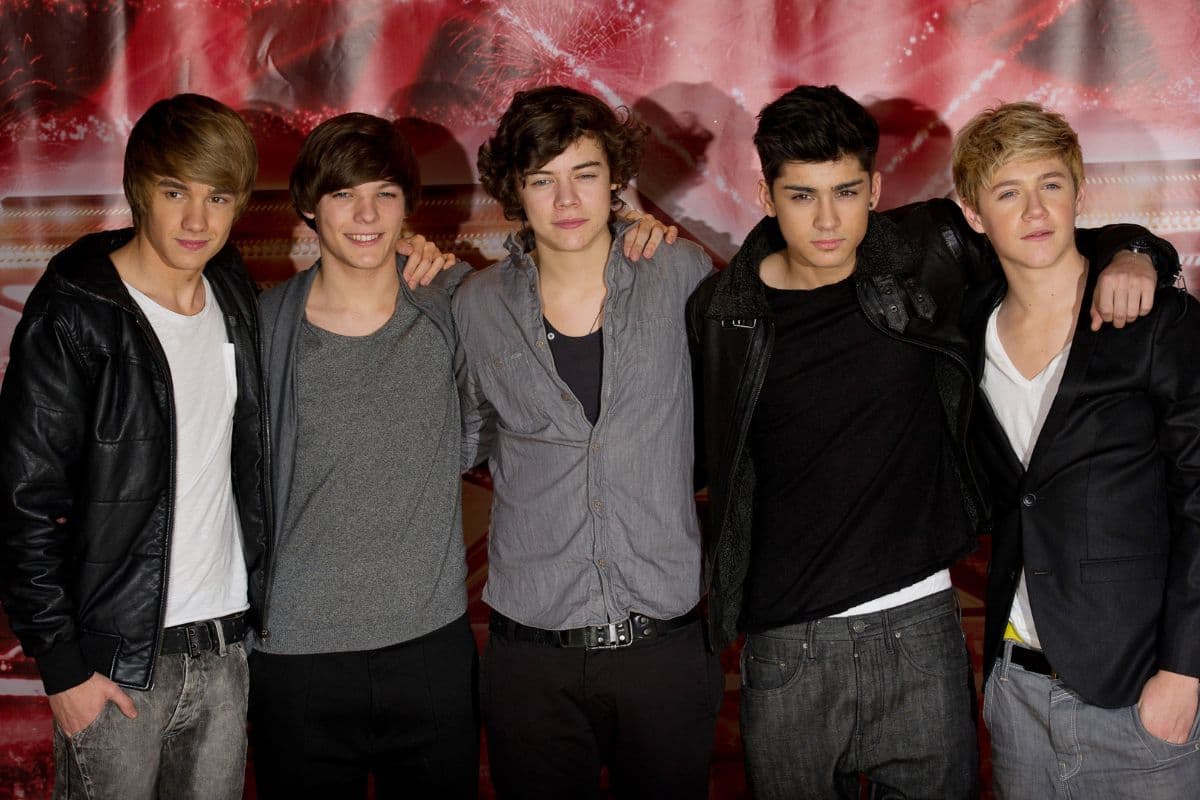 One Direction en sus inicios el 9 de diciembre del 2010