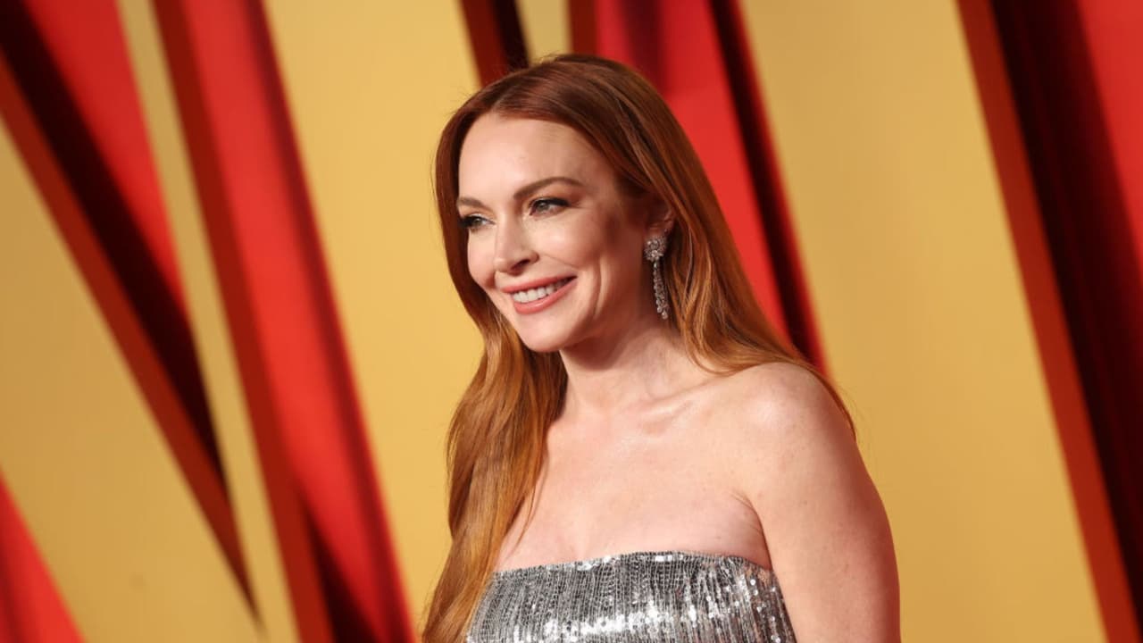 Lindsay Lohan festejó su primer día de las madres