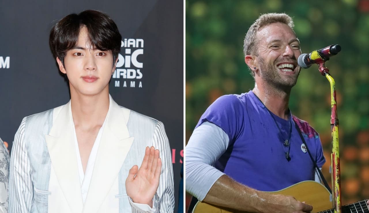 Jin de BTS / Chris Martin de Coldplay