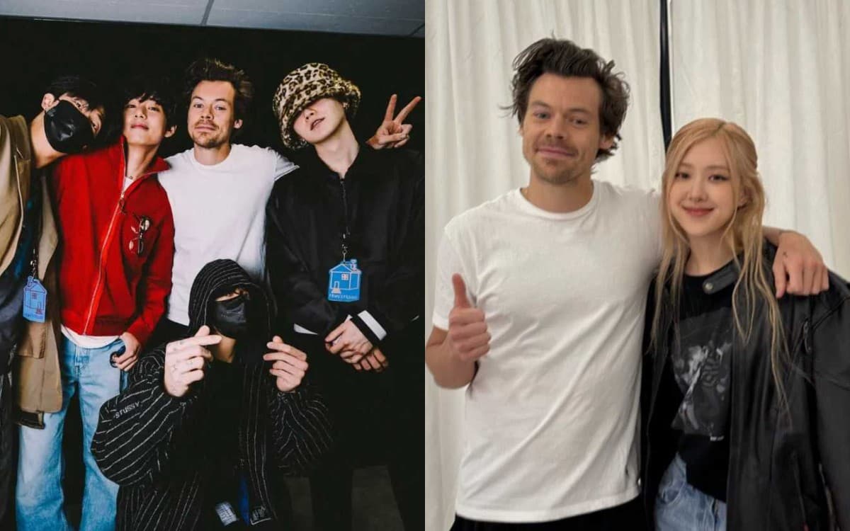Harry Styles: Integrantes de BTS y BLACKPINK fueron a su concierto en Seúl