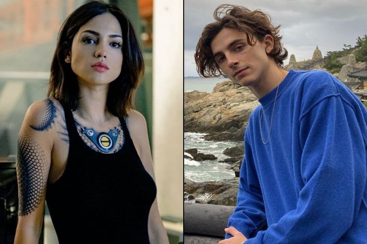 Las fotografías publicadas por TMZ muestran a Eiza González besándose con el actor Timothée Chalamet, lo que ha generado que muchas personas hablen sobre el posible romance entre el actor y la actriz.