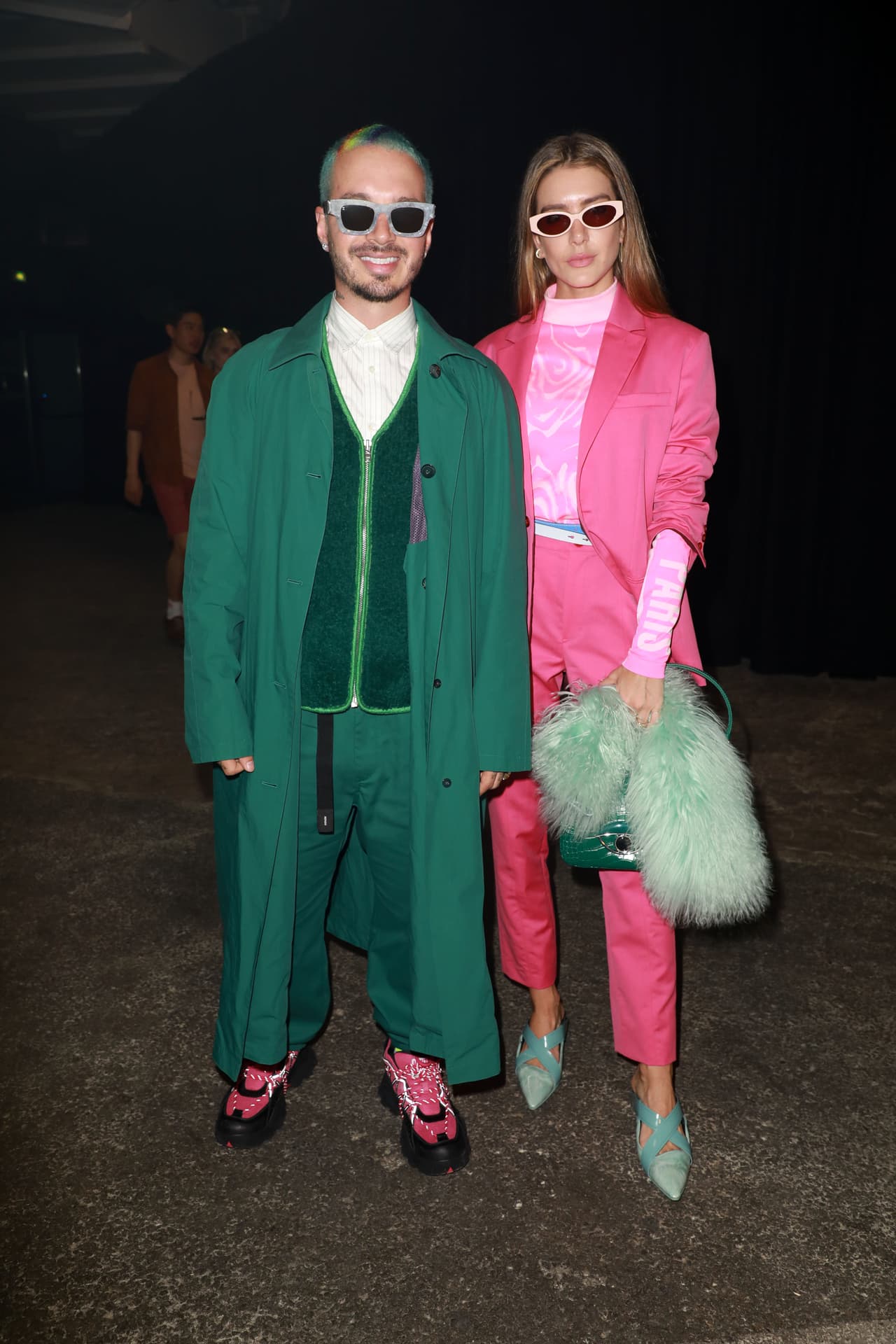 J Balvin y su novia Valentina Ferrer, 2019