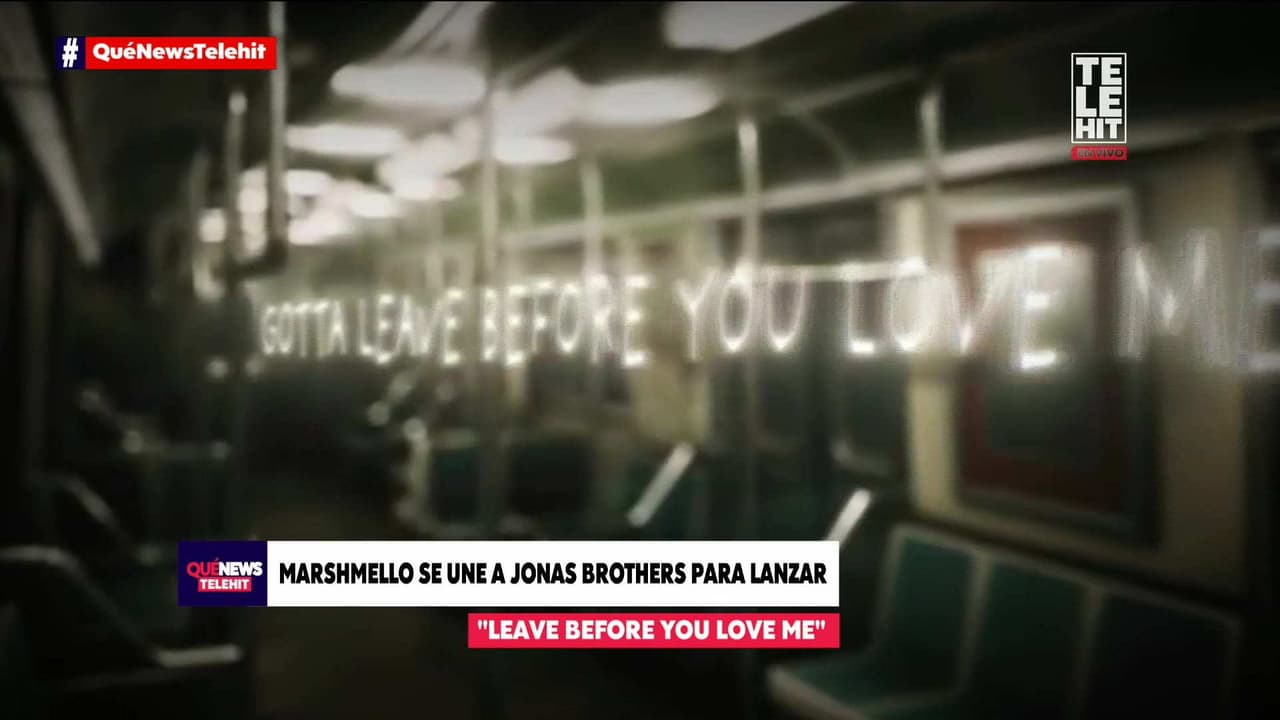 Marshmello se une a Jonas Brothers en ‘Leave Before You Love Me’
