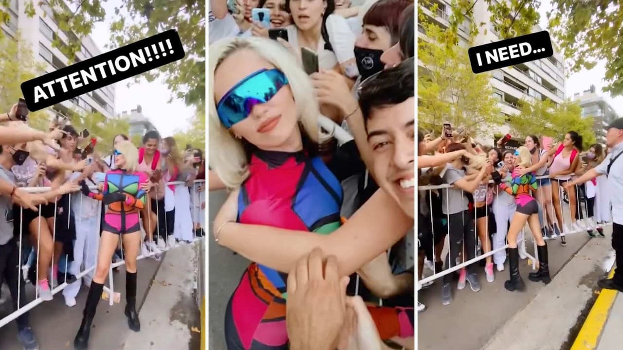 Miley Cyrus enloquece a sus fans en Argentina: se acerca a saludarlos