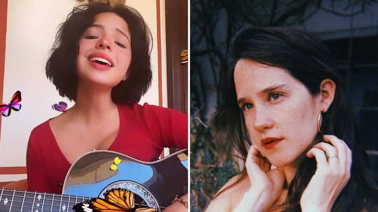 Con su guitarra y hermosa voz, Ángela Aguilar enamoró a sus fans con un cover de Ximena Sariñana