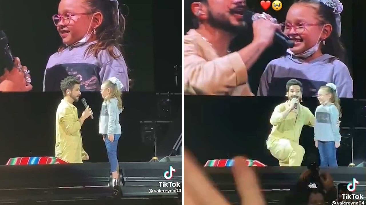 Camilo sube al escenario a niñita y le da conmovedor consejo