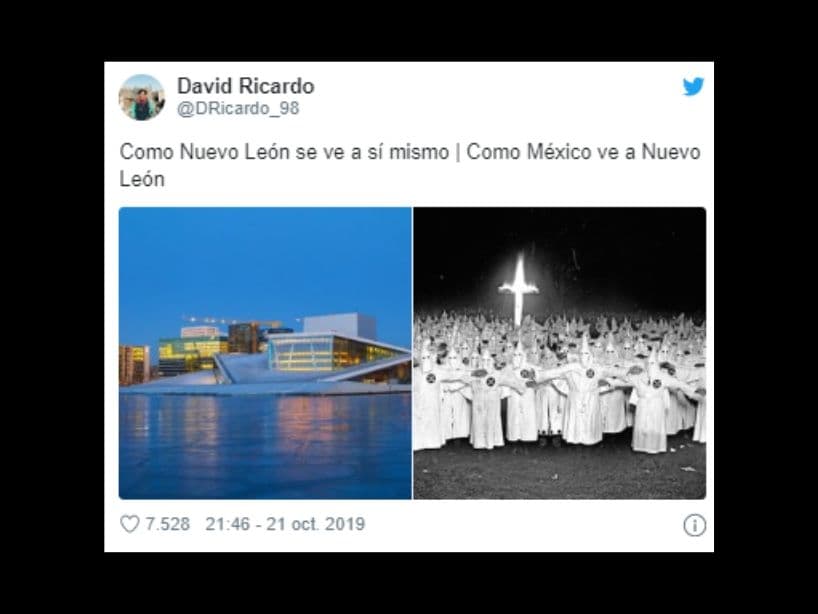 Incluso, Nuevo León ha sido comparado con uno de los grupos más racistas de la historia, el Ku Klux Klan.