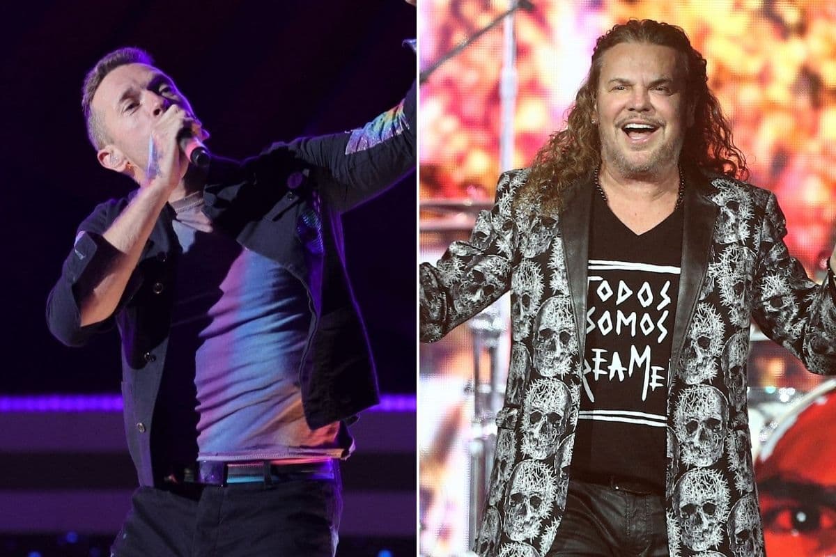 Chris Martin y Fher Olvera compartieron escenario en Guadalajara