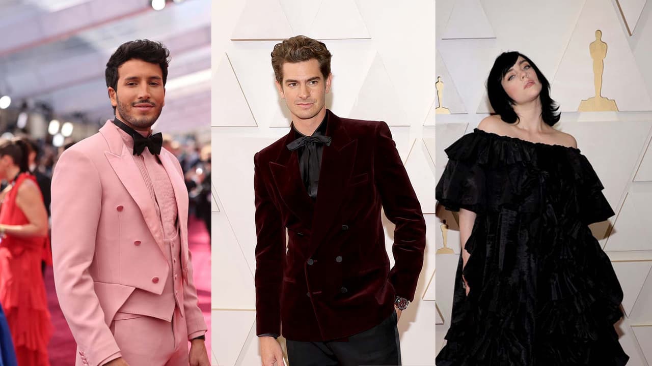 Oscar 2022: Andrew Garfield, Sebastián Yatra y más brillan en la alfombra