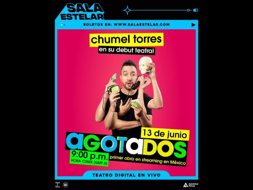 Chumel Torres llevará su obra de teatro al mundo digital el 13 de junio.