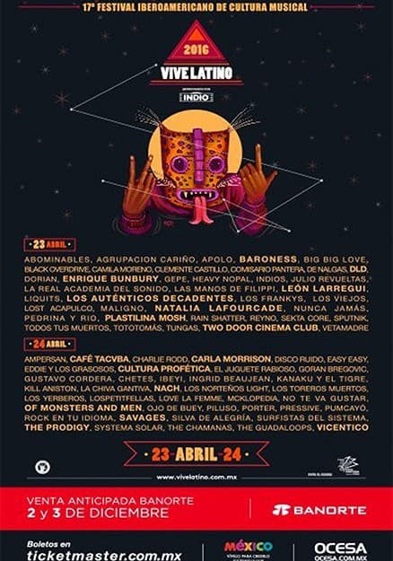 De nueva cuenta el Vive Latino volvía al formato de dos días.