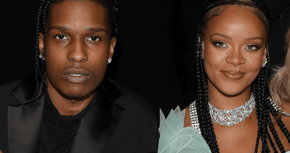 A$AP Rocky y Rihanna en The Fashion Awards 2019 en el Royal Albert Hall de Inglaterra