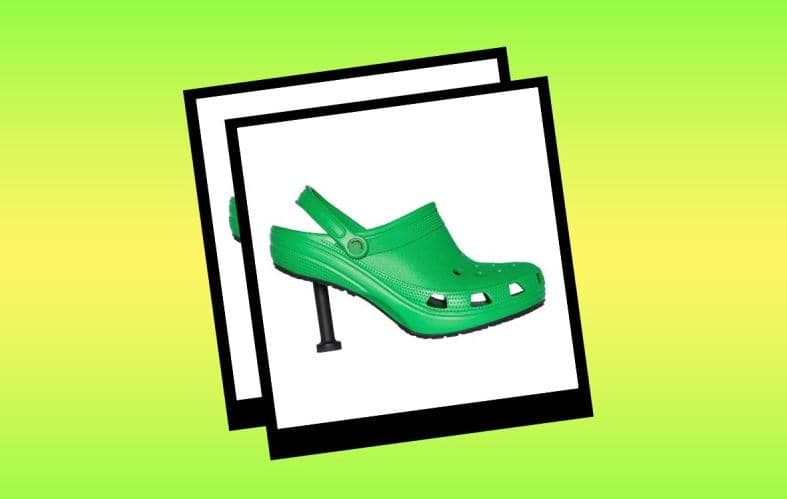 Balenciaga diseña sus Crocs de tacón