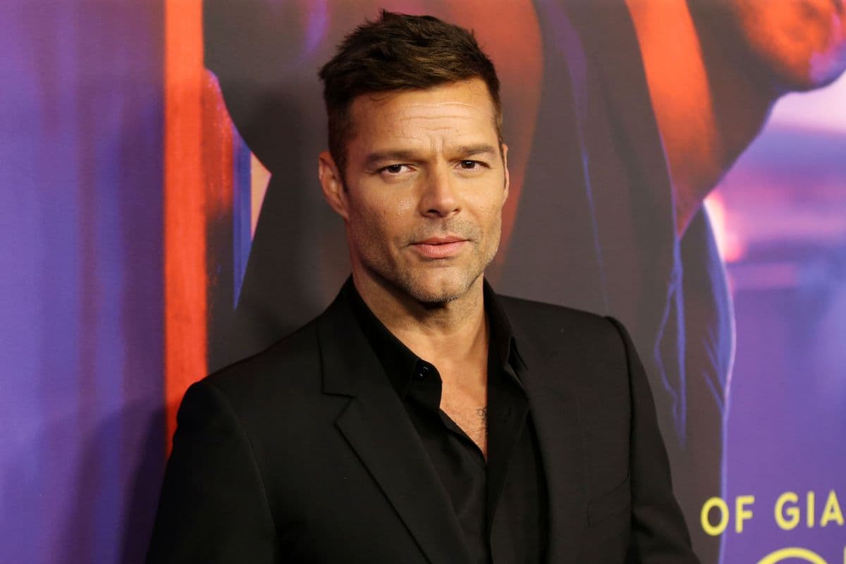 Ricky Martin en alfombra roja