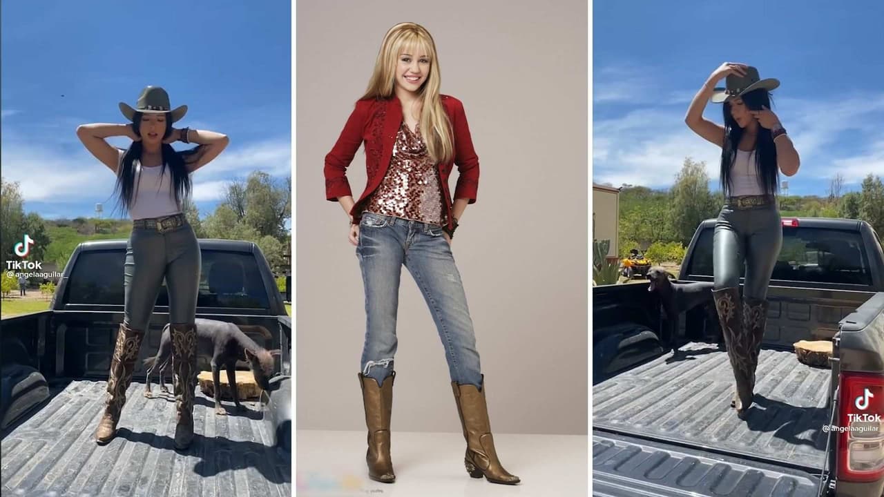 Tras estrenar canción, Ángela Aguilar lanza reto en TikTok y la nombran la Hannah Montana mexicana