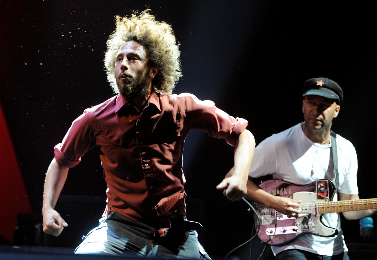 Zack de la Rocha y Tom Morello
