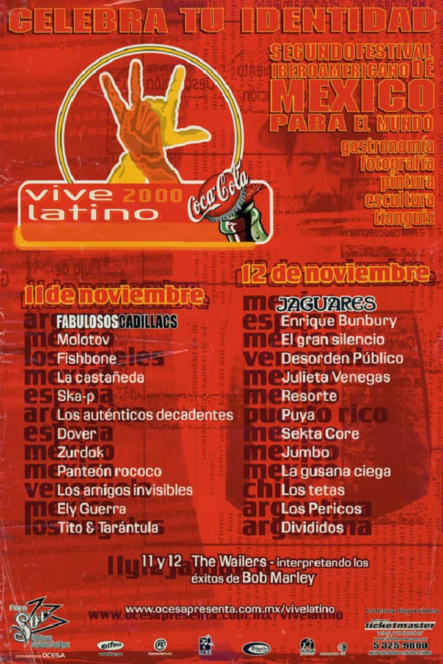 Después de un año de ausencia, el festival de música volvió para deleitar al público mexicano con un line up de lujo.Tras el éxito conseguido en el año 98, los organizadores decidieron revivir el Vive dos años después de su estreno.