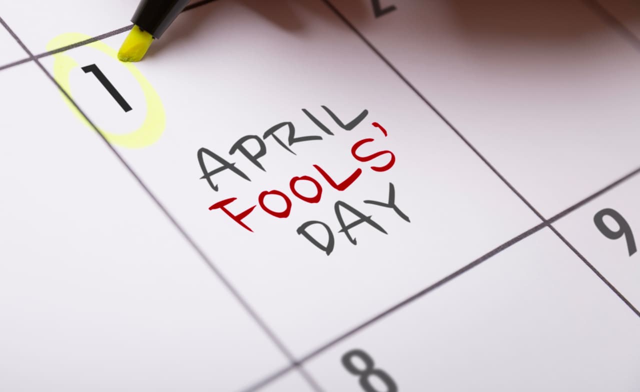 April Fool's Day se celebra el 1 de abril