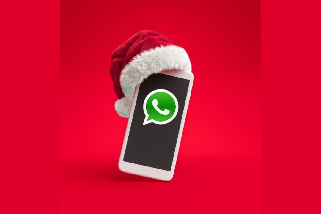 Aprende a enviarle un mensaje navideño a todos tus contactos.