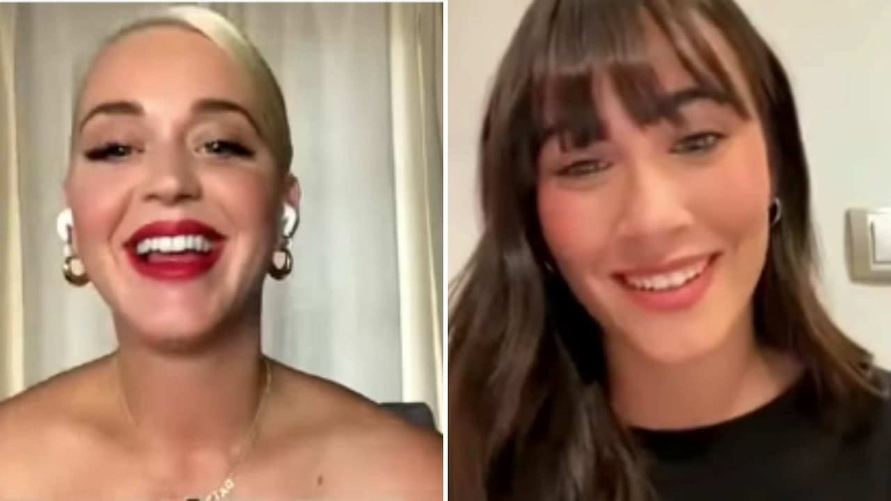 Katy Perry llena de halagos a Aitana por videollamada y le dijo las palabras más lindas que un artista podría recibir