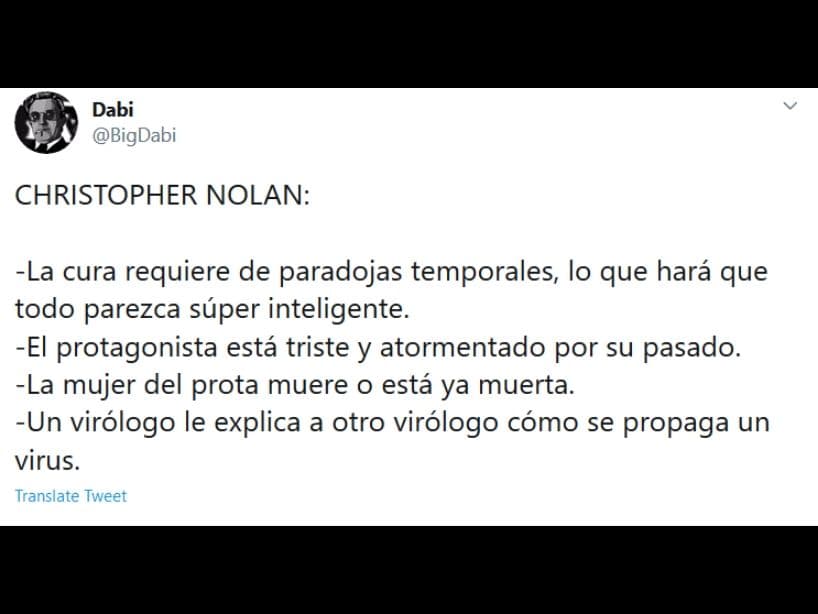 <b>Christopher Nolan</b>
<br>
<br>
<b>Películas destacadas: </b>"Batman: El Caballero de la Noche" (2008), "El Origen" (2010), "Interestelar" (2014) y "Dunkerque" (2017).