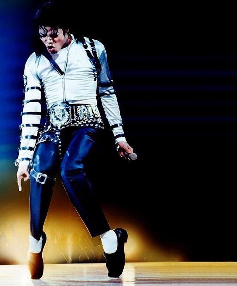 Michael Jackson en el Irvine Meadows de Los Ángeles, 1998.