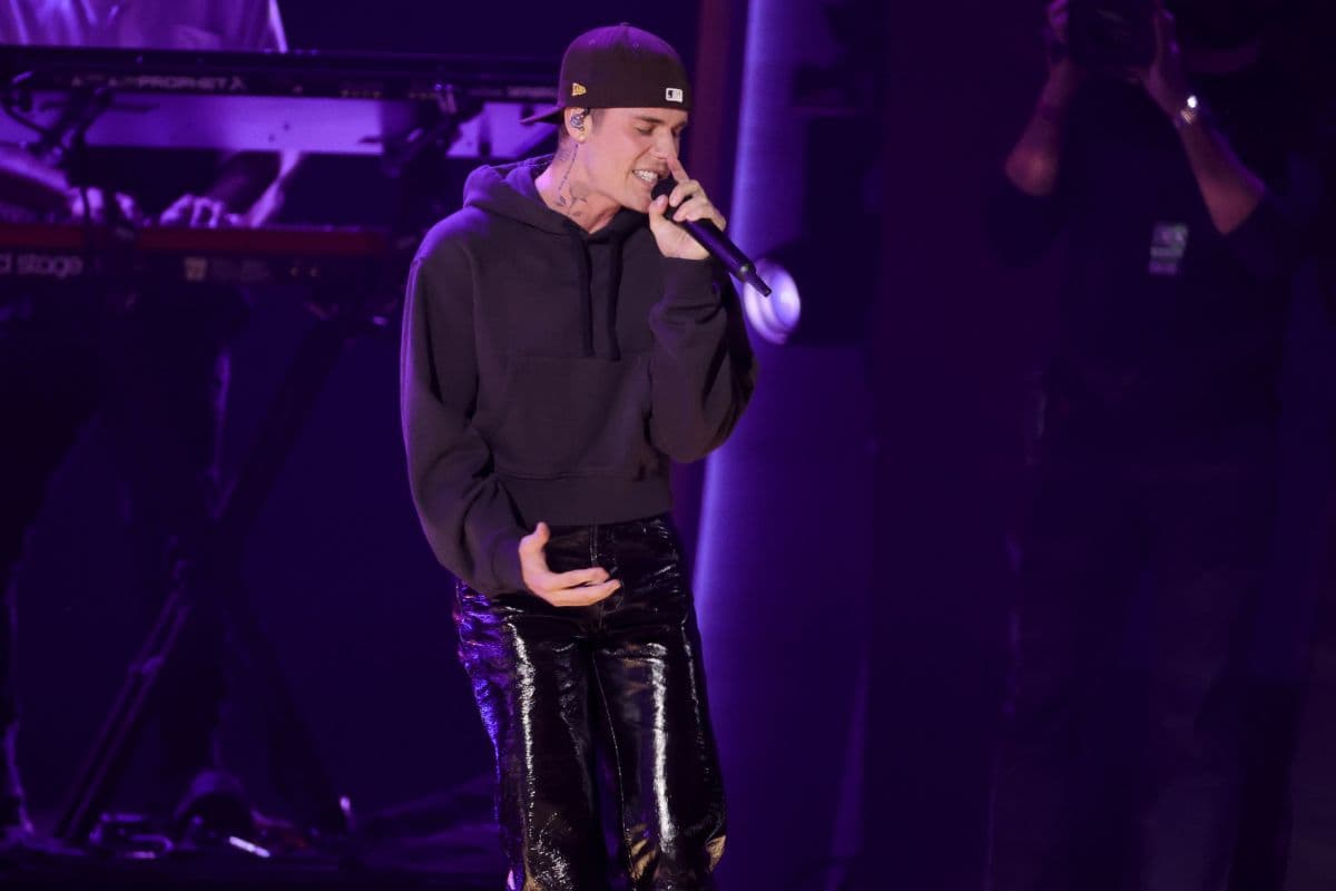 Justin Bieber en los Grammy 2022
