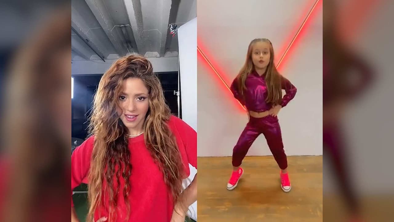 Shakira reacciona al ver a niñita bailar una de sus canciones
