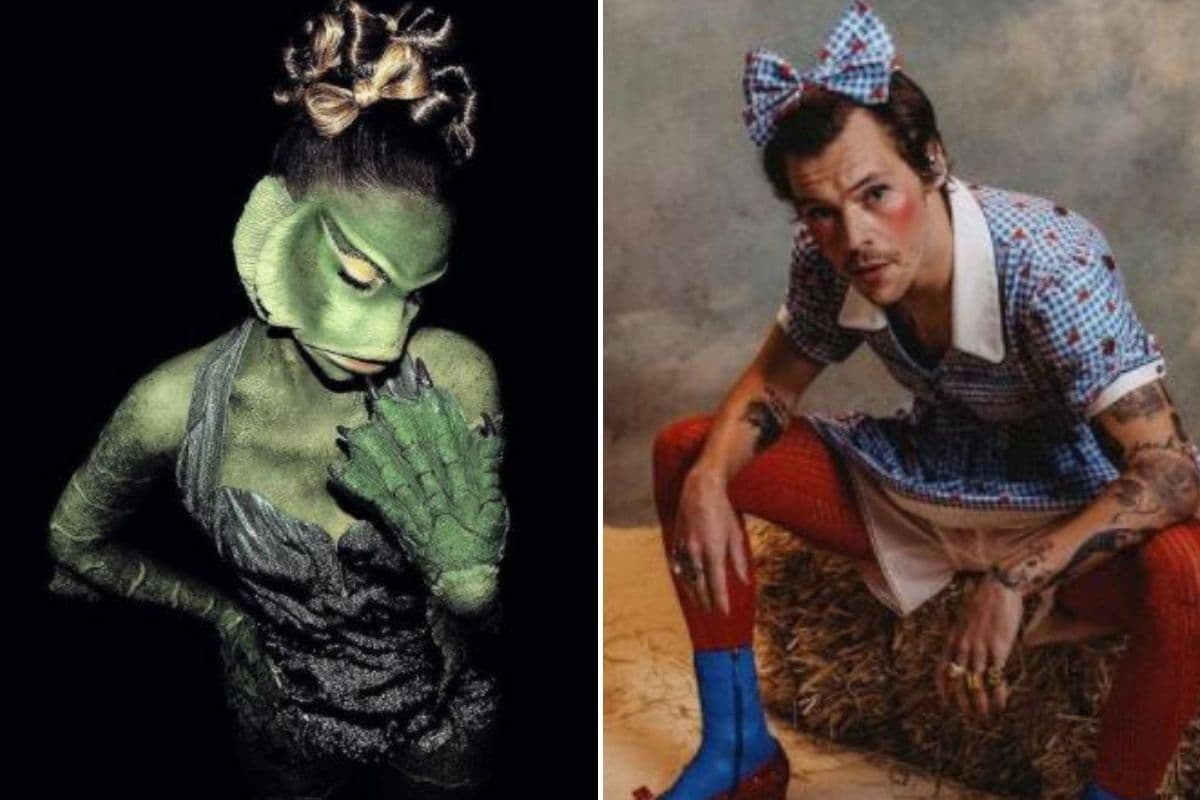 Ariana Grande, Harry Styles y más famosos sorprenden con sus disfraces en Halloween 2021