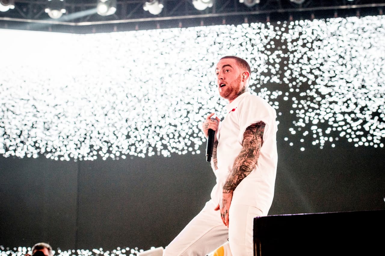 Mac Miller performs at Coachella Music & Arts Festival at the Empire Polo Club on Friday, April 14, 2017, in Indio, Calif. (Photo by Amy Harris/Invision/AP)