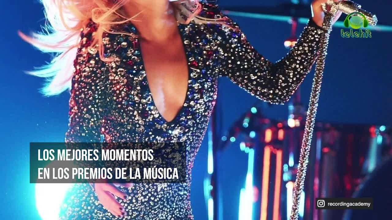 Los mejores momentos en los premios de la música