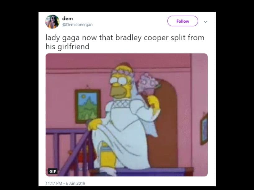 Tras su show en los Oscar, Gaga desmintió los rumores. "La gente vio amor, y saben qué, eso era lo que queríamos que vieran. Se trata de una canción de amor, ¡la película en sí es una historia de amor!", dijo en el programa de Jimmy Kimmel.