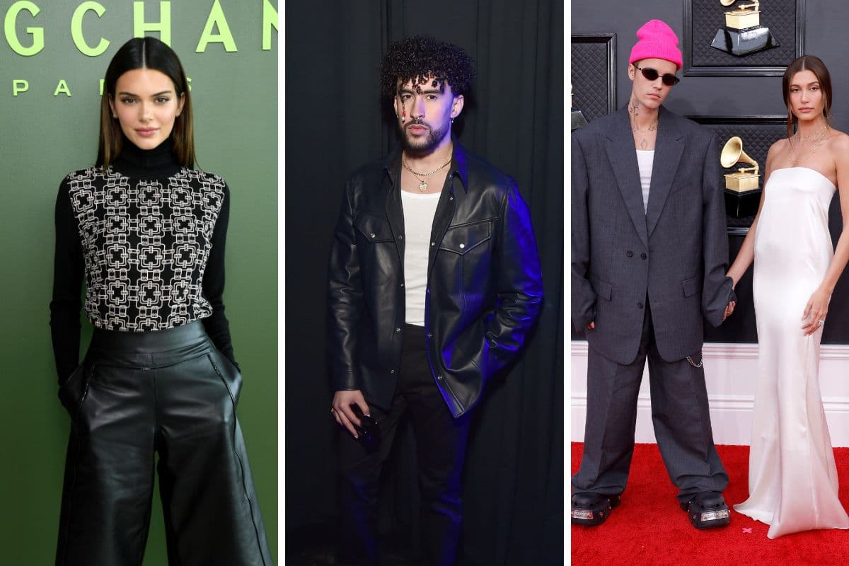 Kylie Jenner, Bad Bunny, Justin Bieber y Hailey Bieber