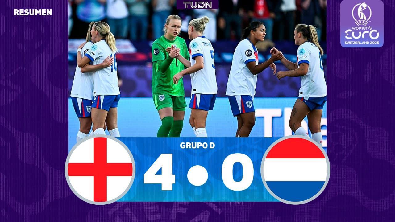 Resumen | Inglaterra aplasta a Países Bajos y se mete de lleno en la pelea