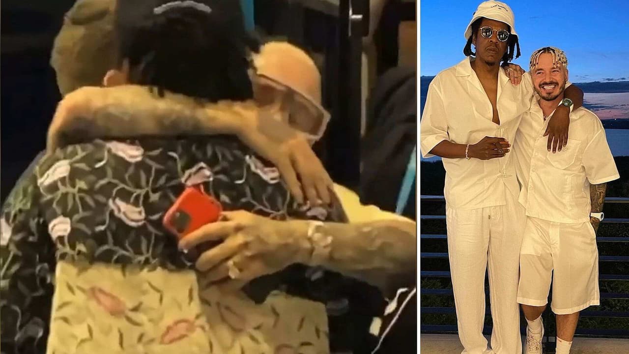 J Balvin revive efusivo abrazo con Jay-Z el día de su cumpleaños