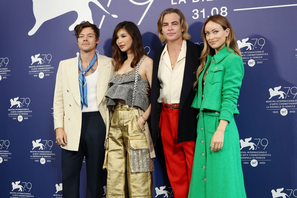 Harry Styles, Gemma Chan, Chris Pine y Olivia Wilde