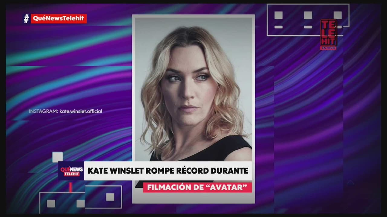 Kate Winslet rompió un récord que tenía Tom Cruise y lo hizo en el rodaje de 'Avatar 2'