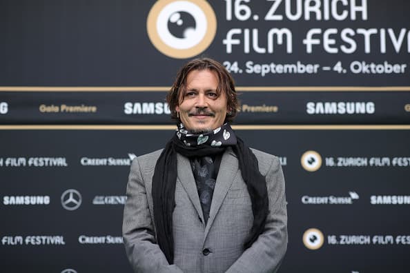 ZURICH, SWITZERLAND - OCTOBER 02: Johnny Depp attends the "Crock of Gold: A few Rounds with Shane McGowan" premiere during the 16th Zurich Film Festival at Kino Corso on October 02, 2020 in Zurich, Switzerland. (Photo by Andreas Rentz/Getty Images for ZFF)