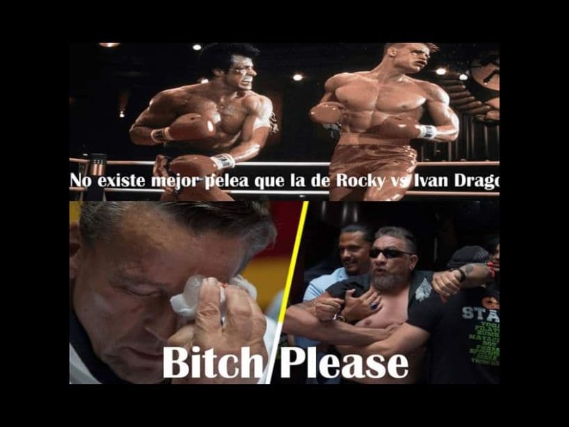 Los usuarios de Twitter compararon el Alfredo Adame vs Carlos Trejo con la épica pelea entre Rocky e Iván Drago.