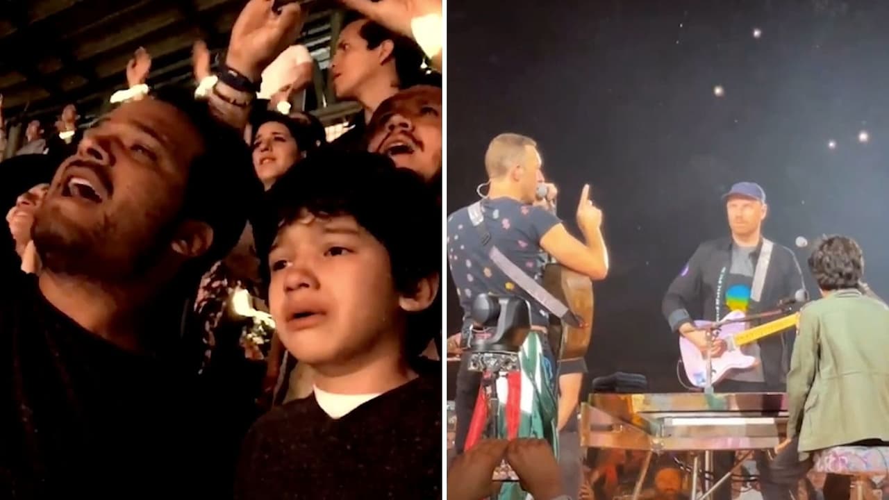 Coldplay canta junto a niño mexicano con autismo: lo suben al escenario