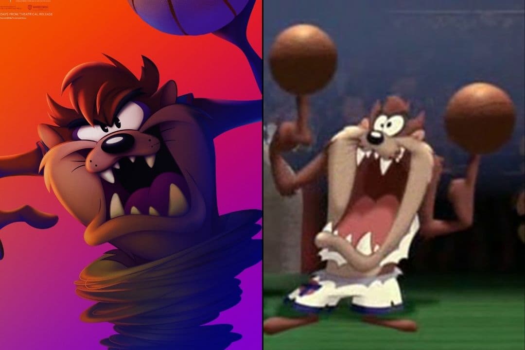 El Demonio de Tasmania o mejor conocido como "Taz", es muy parecido solo que ahora tiene un peinado que lo hace ver más agresivo, con ese mechón sobre su rostro.