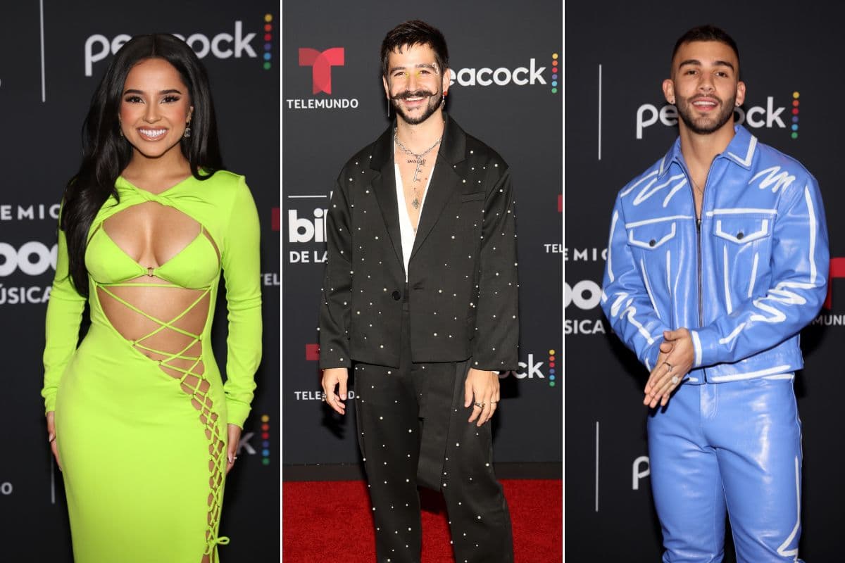 Becky G, Camilo y Farruko fueron algunos de los invitados a los Billboard Latino 2022