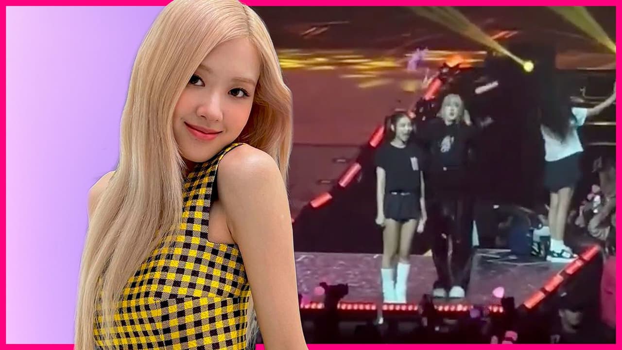 Rosé de Blackpink se emociona de más, avienta su micrófono y lo descompone