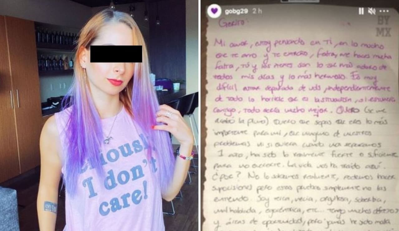 El novio de YosStop publicó la carta que le escribió desde prisión