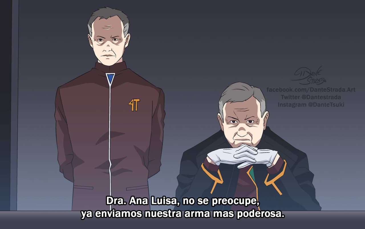 A través de estas escenas, podemos ver a personajes como Hugo López-Gatell y AMLO ambientandos en 'Evangelion'. La historia cuenta como, ante la duda y el miedo al enfrentarse al virus, el presidente termina por mandar al arma secreta de México al rescate.