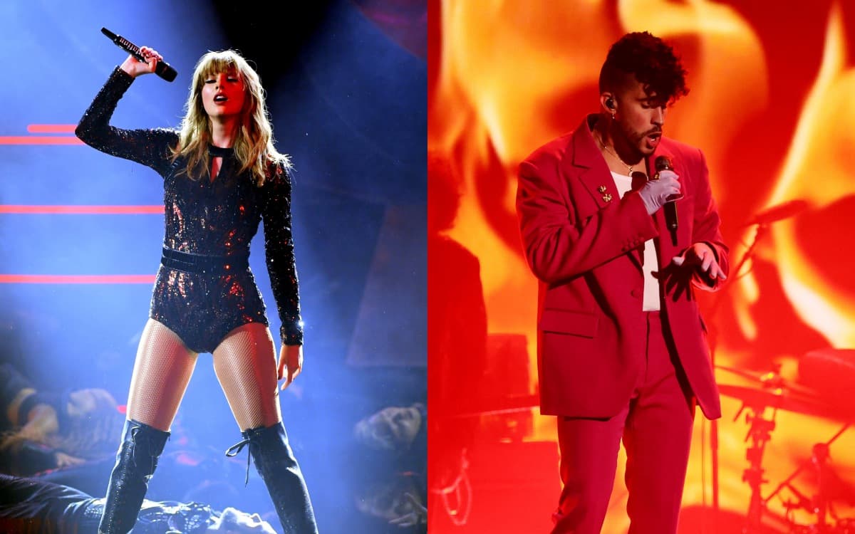 Taylor Swift y Bad Bunny encabezan el listado de los discos más vendidos del año 2022