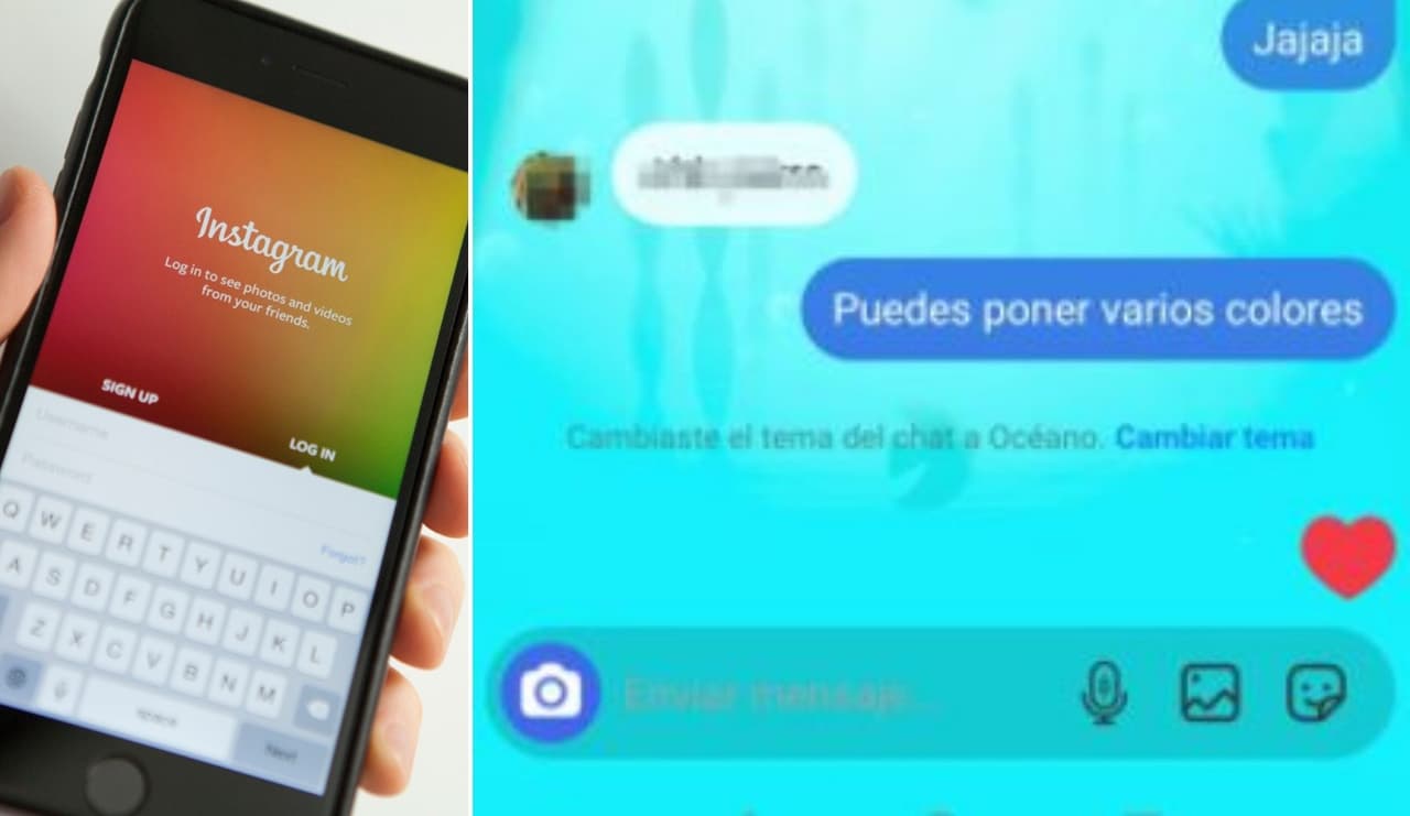Ya puedes cambiar de colores tus chats en Instagram