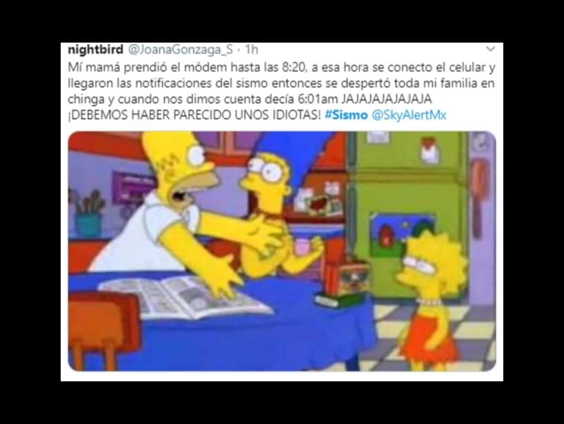 Otros se rieron porque se enteraron tarde de la alerta y aun así se espantaron.